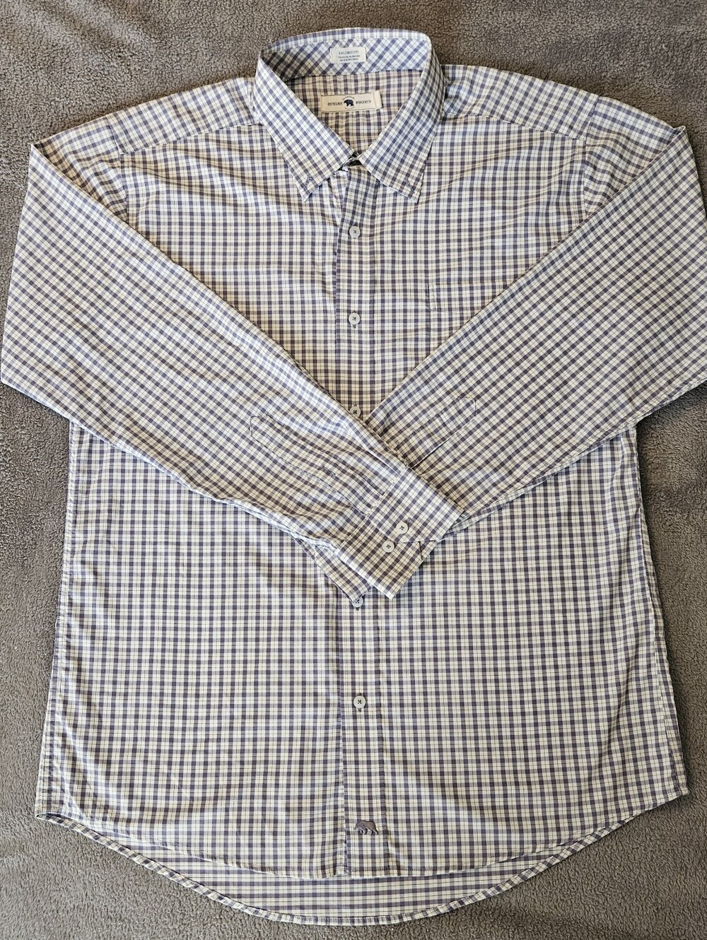 Onward Reserve Tailored Fit Lavender Check Dress Shirt